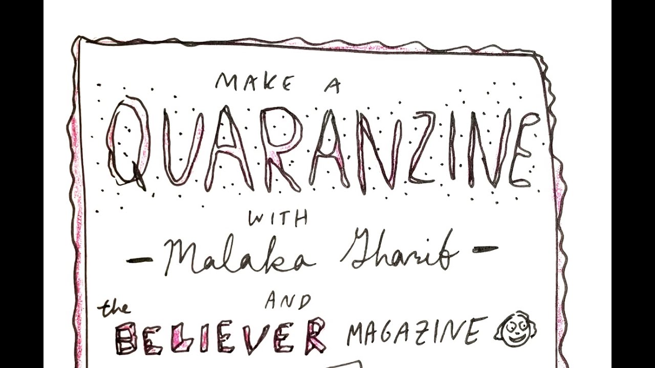 Quaranzine - A zine workshop with Malaka Gharib | Friday Night Comics Workshops