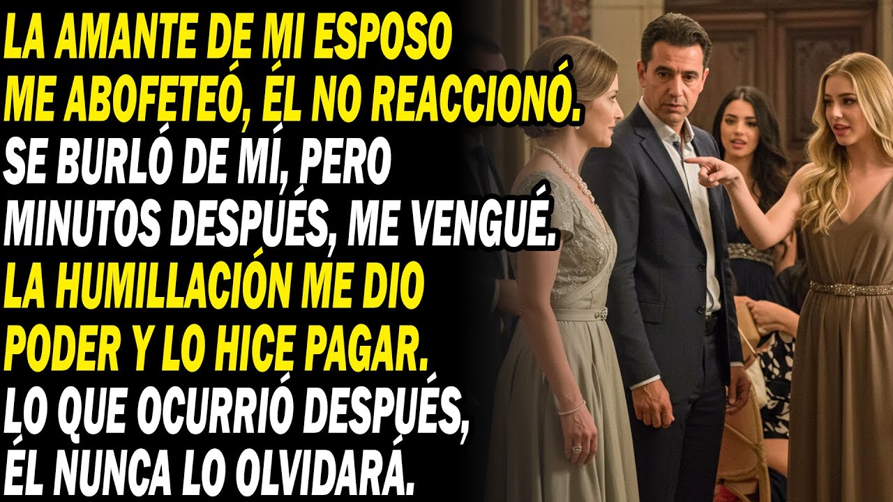 Cuando La Amante De Mi Esposo Me Abofeteó, Él Se Burló, Pero Minutos Después Comencé A Vengarme…