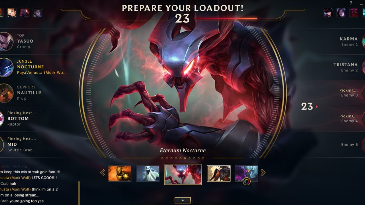 Eternum Nocturne Skin - League of Legends