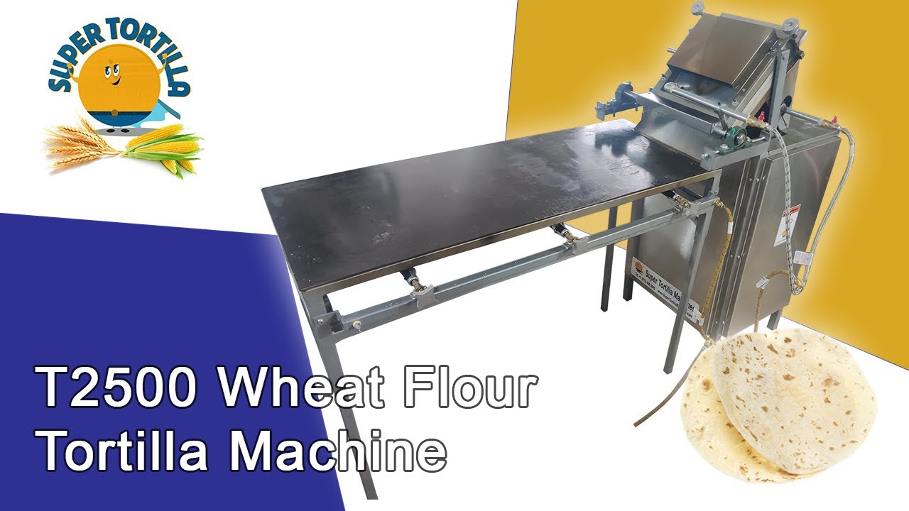 T2500 Flour Tortilla Machine | Manual Grill & Commercial Tortilla Press