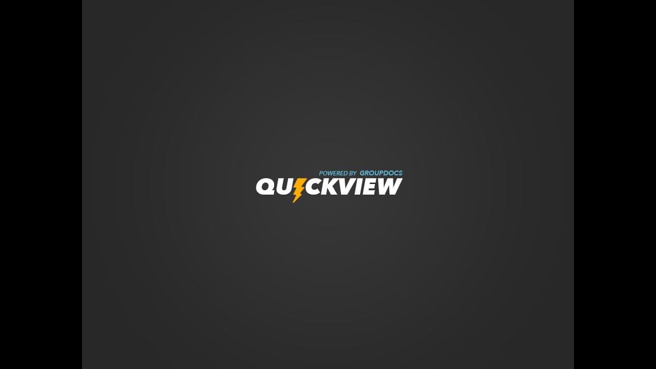 QuickView - Java / .NET Document Viewer