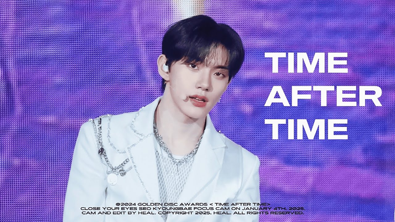 [4K] 250104｜골든디스크 2025 CLOSE YOUR EYES 서경배 직캠 