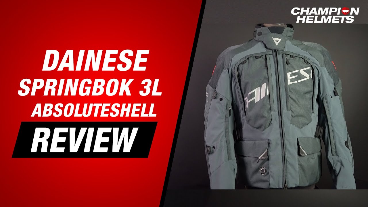 Dainese Springbok 3L Absoluteshell (Jacket / Pants) - Studio Review -ChampionHelmets.com