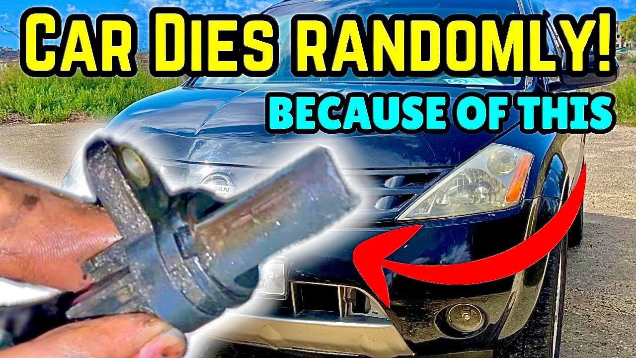 Замена датчика положения коленвала Nissan Murano 2004 года!