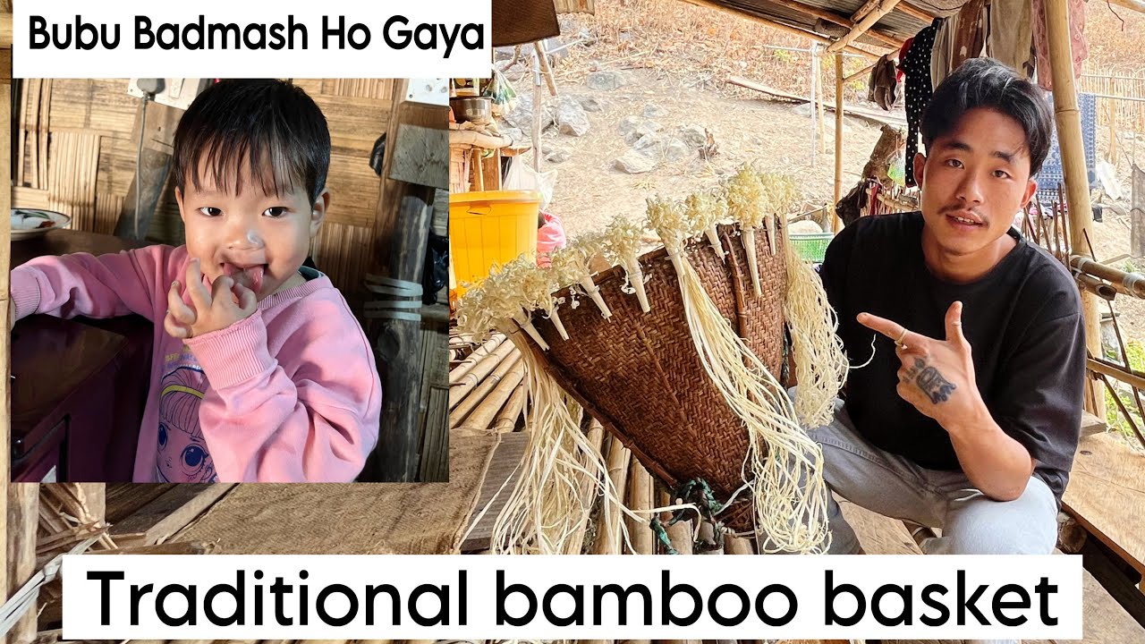 How Traditional Bamboo Basket Is Used in Nyishi Culture ❤️