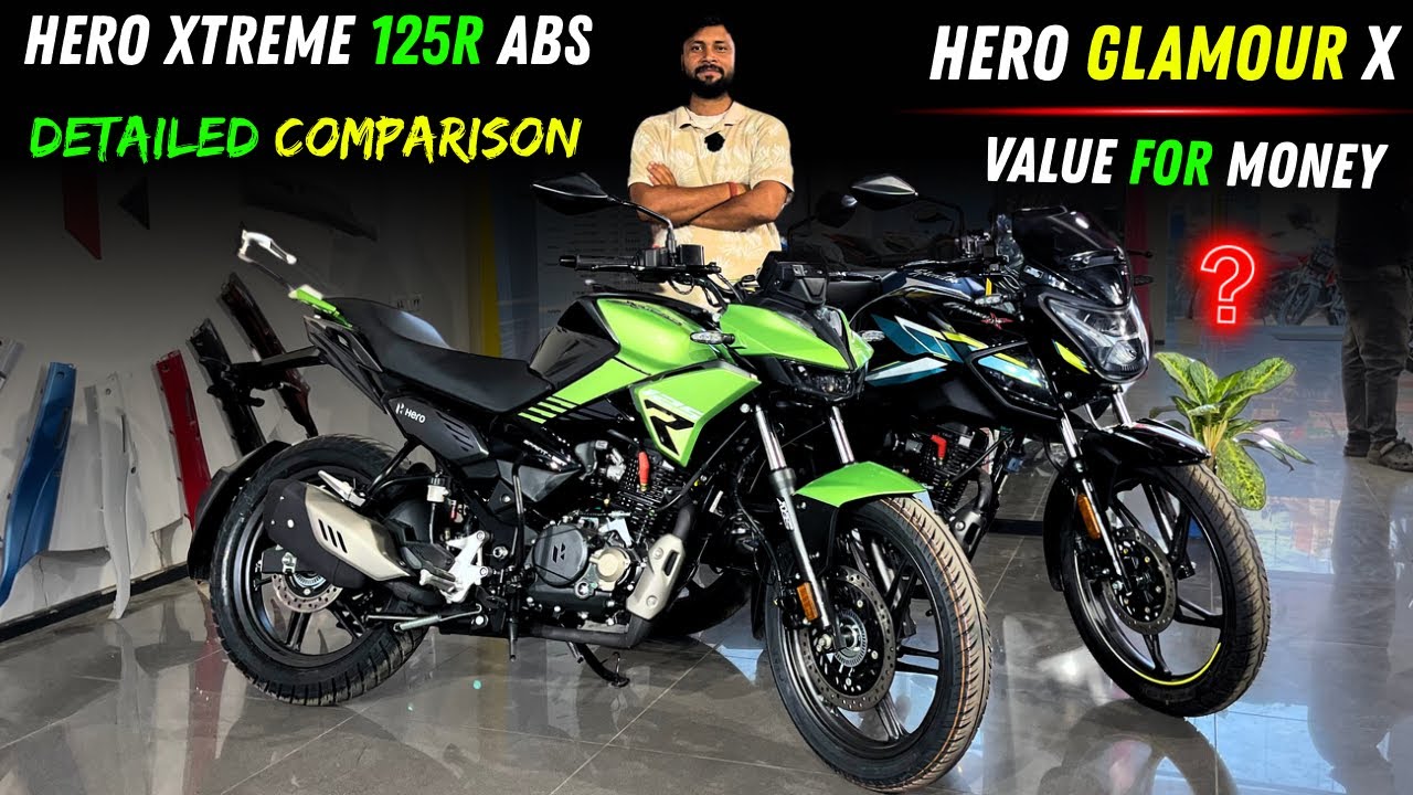 2026 Hero Xtreme 125R Dual Channel ABS vs Hero Glamour X Deep Detailed Comparison 