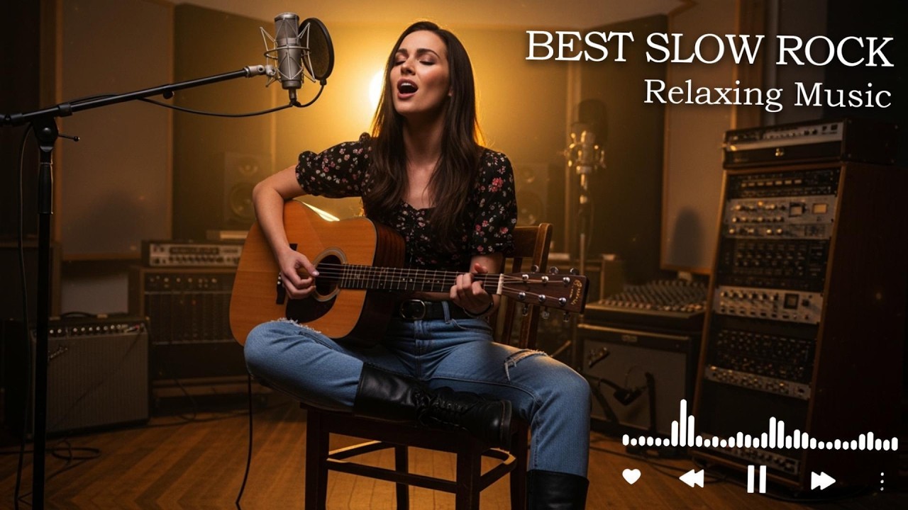 Golden Hour Slow Rock Love Song | Soothing Vocals for Relaxing Moments
