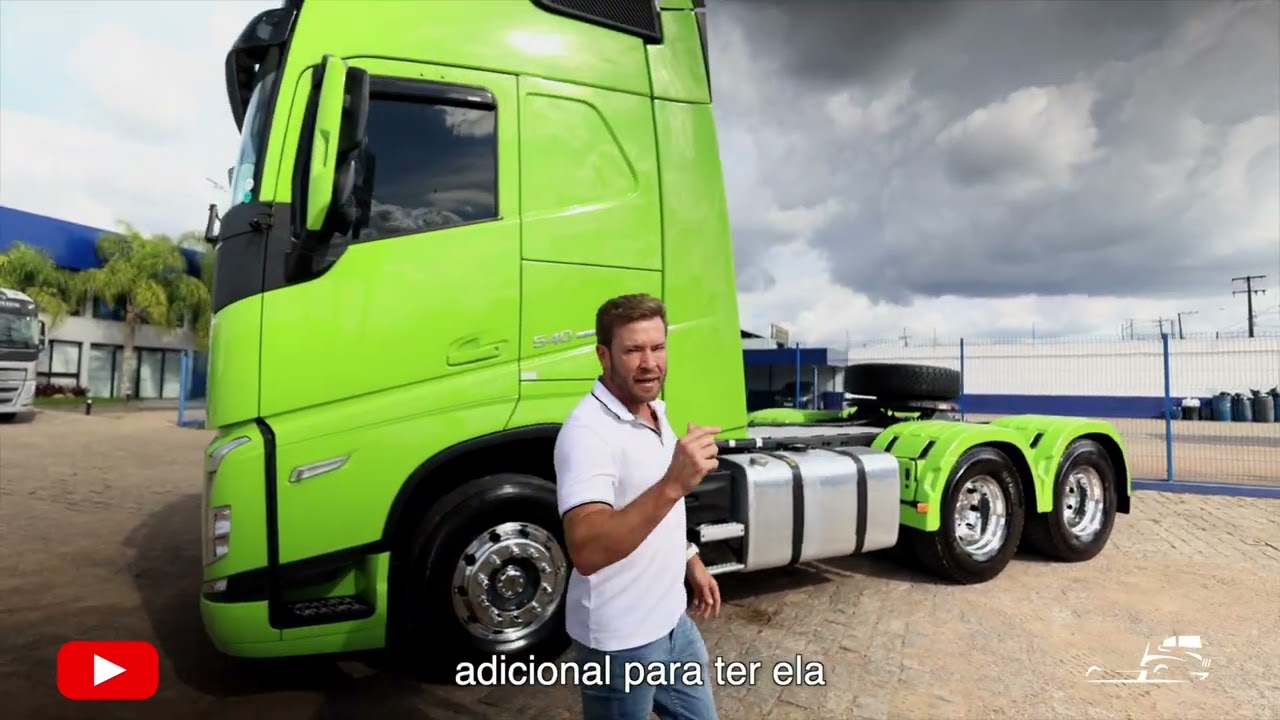 Esse Volvo FH 540 Yellow Green é diferente de tudo que você já viu!