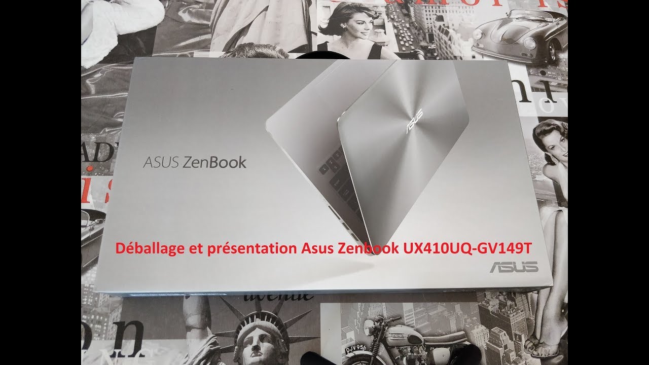 Déballage et présentation Asus Zenbook UX410UQ GV149T en Français (FR)