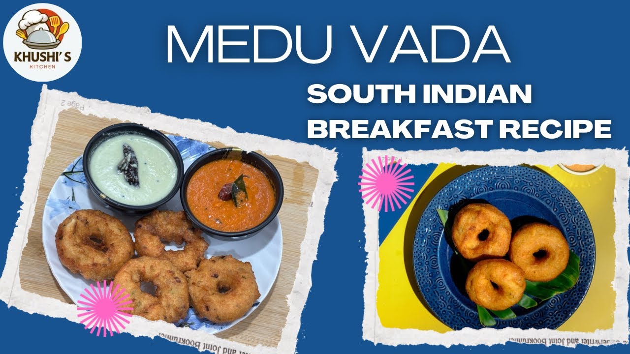 Medu vada recipe/મેદુ વડા બનાવવાની સરળ રીત/South Indian breakfast recipe/morning, breakfast, ￼