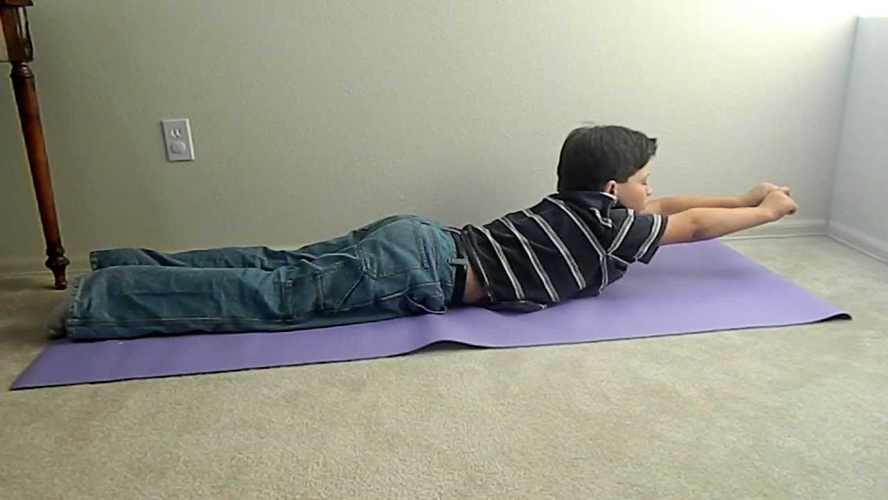 Primitive Reflex Landau Reflex Superman for Autism, ADD, ADHD, Dyslexia, OCD Exercise 6 of 8