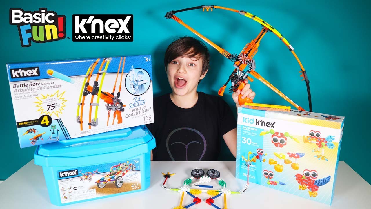 K'Nex Battle Bow, Zoo Friends & Creator Set