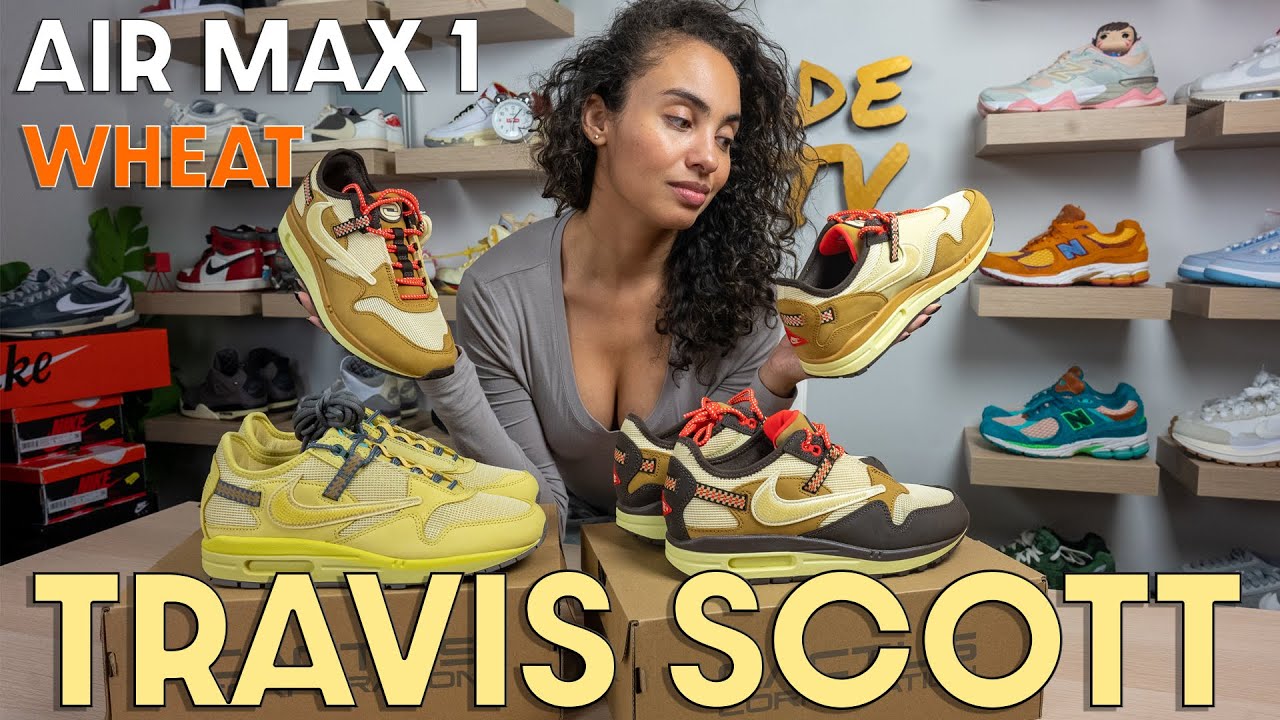 TRAVIS SCOTT AIR MAX COLLECTION COMPLETE!  WHEAT Air Max 1 On Foot Review and How to Style