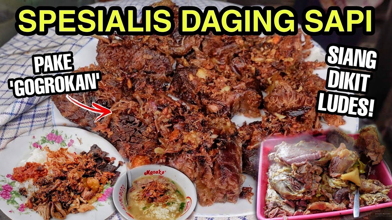LEGEND SEJAK 1982 !! EMPAL PAKE 'GOGROKAN' JUARA BANGET !! KULINER LEGENDARIS SOLO | SOTO PAK TIMAN