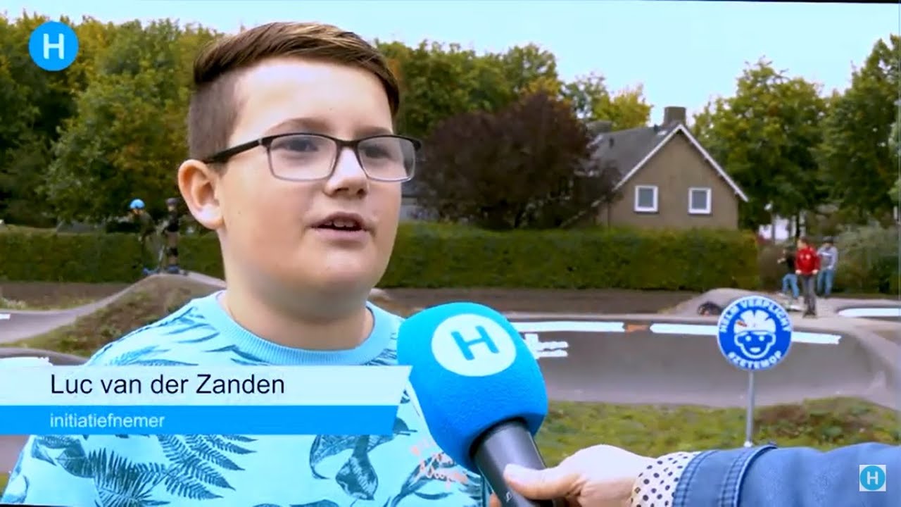 Luc start donatie actie voor pumptrackbaan in Helmond