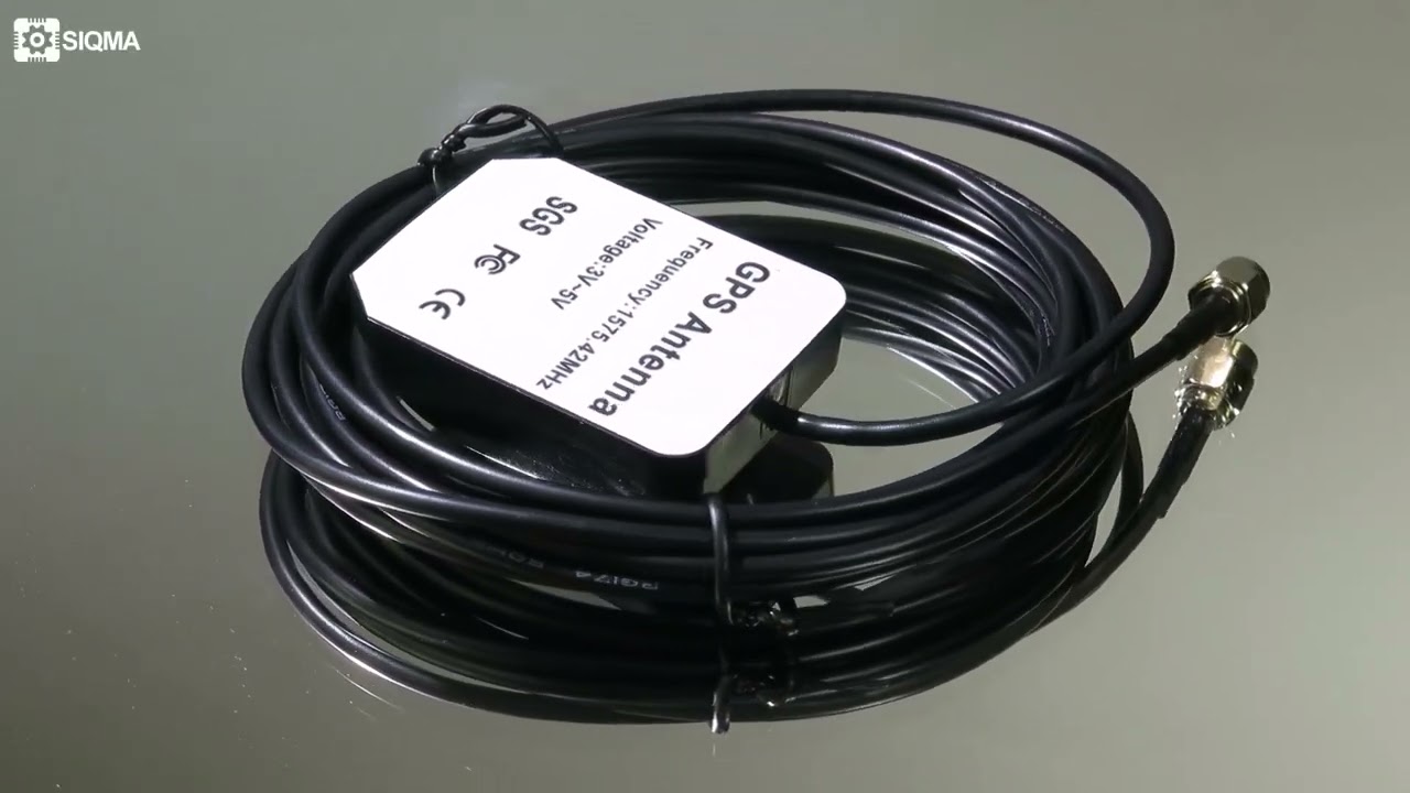 Active GPS Antenna with Male SMA Socket and IPX Conversion