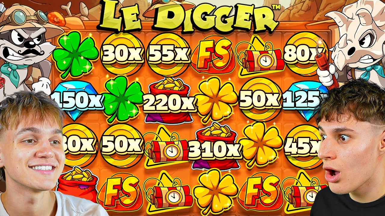 BUYING EVERY BONUS ON THE BRAND NEW LE DIGGER (MASSIVE WIN)