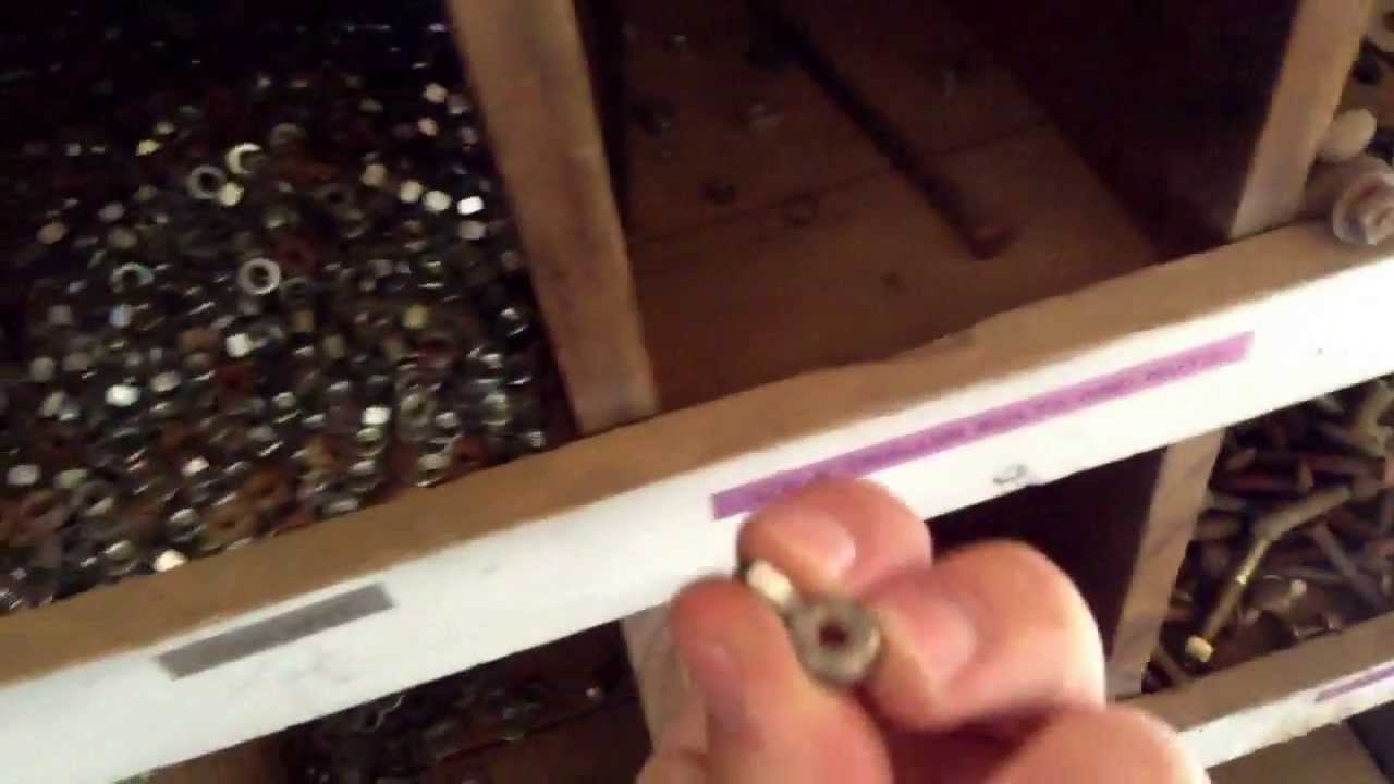 How we organize our parts and bolts