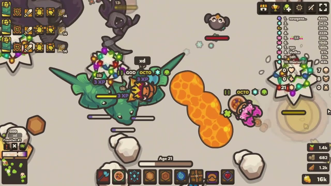 3:34 Mins of Zion Dominating Taming.io (Toxic Gameplay?)
