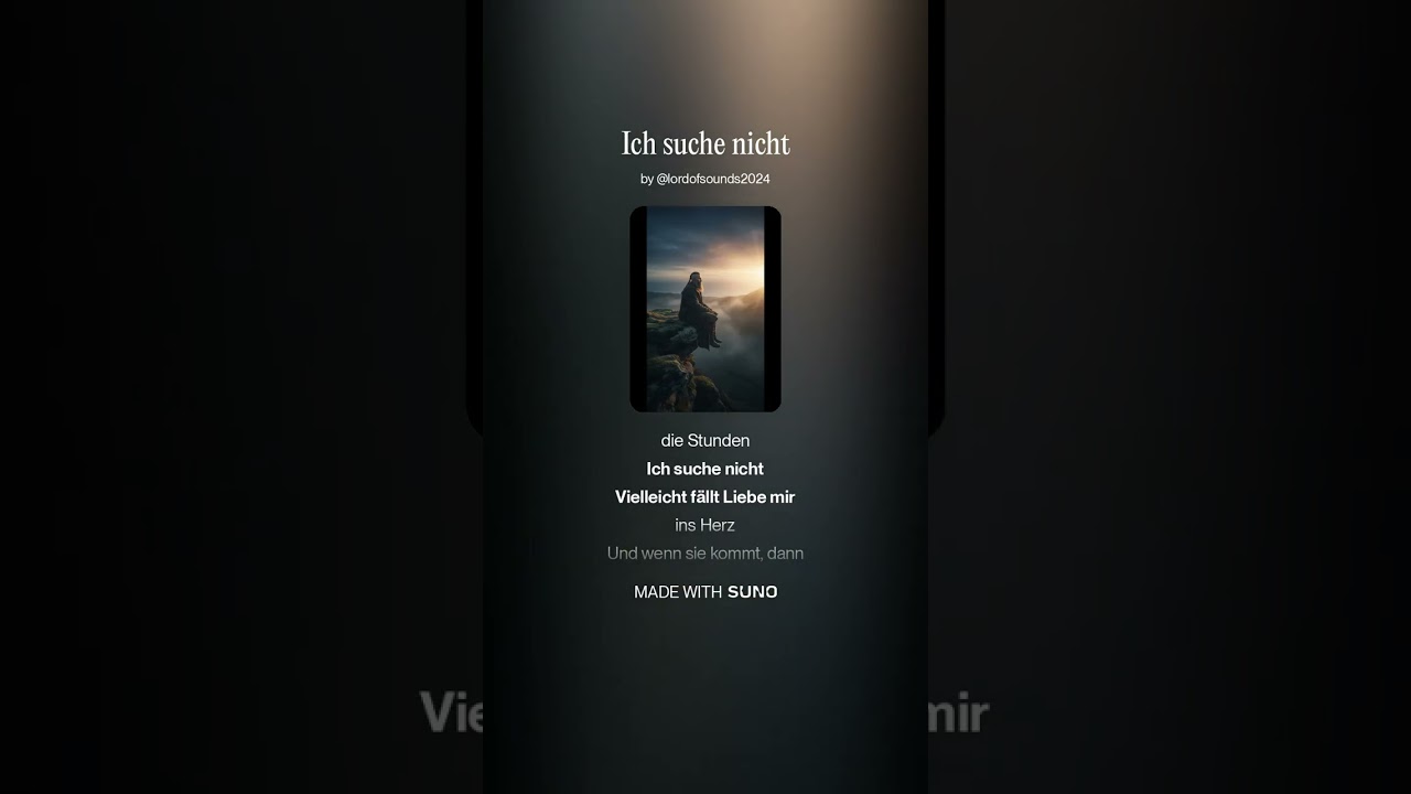 Ich suche nicht... 🖤 | Lord of Sounds @LordofSounds2024