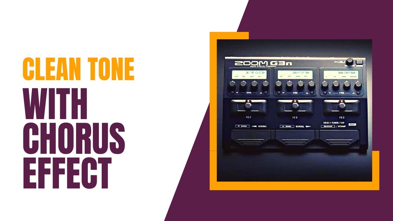 Zoom G3n Clean Tone making Demo