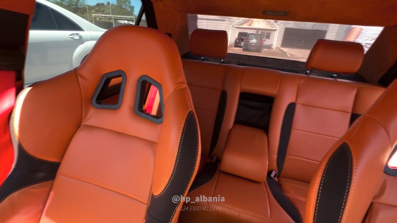 W124 E500 M113 V8 Alcantara & Leather Porsche interior Design.