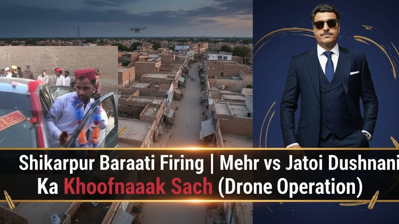 “Shikarpur Baraati Firing | Mehr vs Jatoi Dushmani Ka Khoofnaak Sach (Drone Operation)”