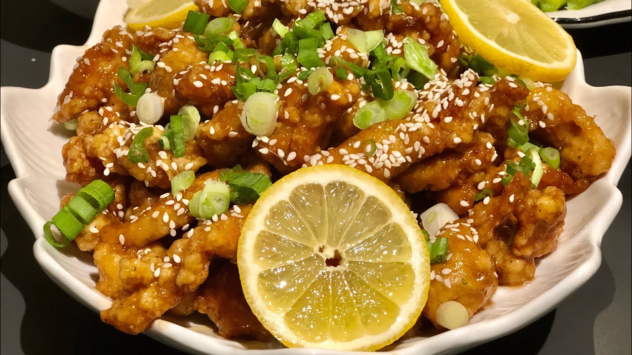 Poulet croustillant au citron 🍋