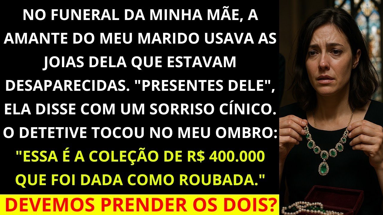 335 A amante do meu marido usou as joias da minha mãe no funeral — o detetive tinha perguntas