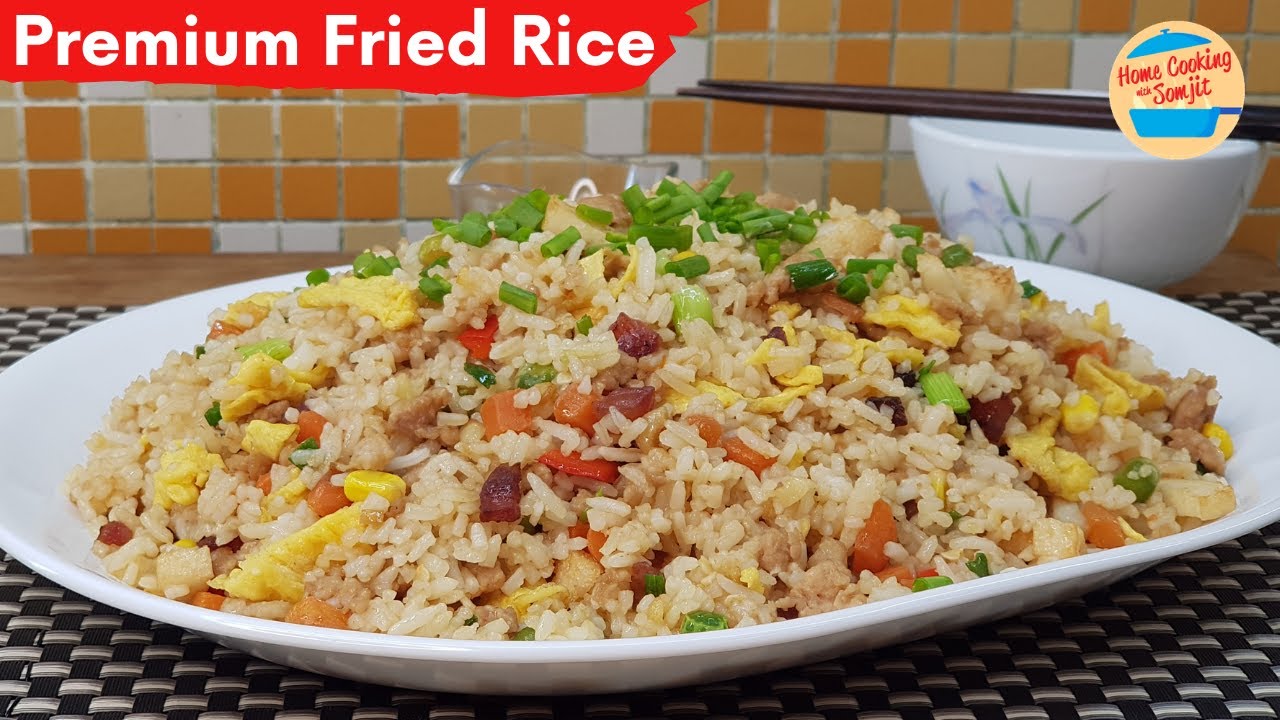 Premium Fried Rice with Lap Cheong | Chinese Sausage Recipe
