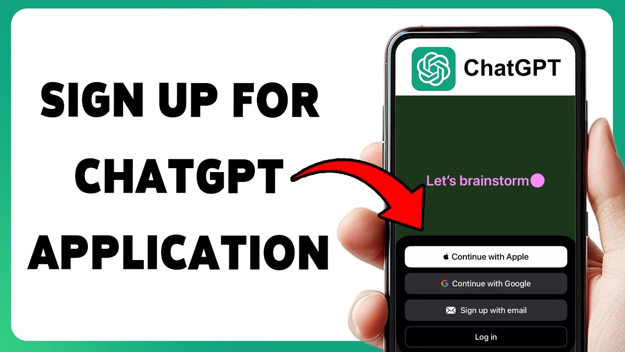 How To Sign Up For ChatGPT Application 2024 | Create Your ChatGPT Account