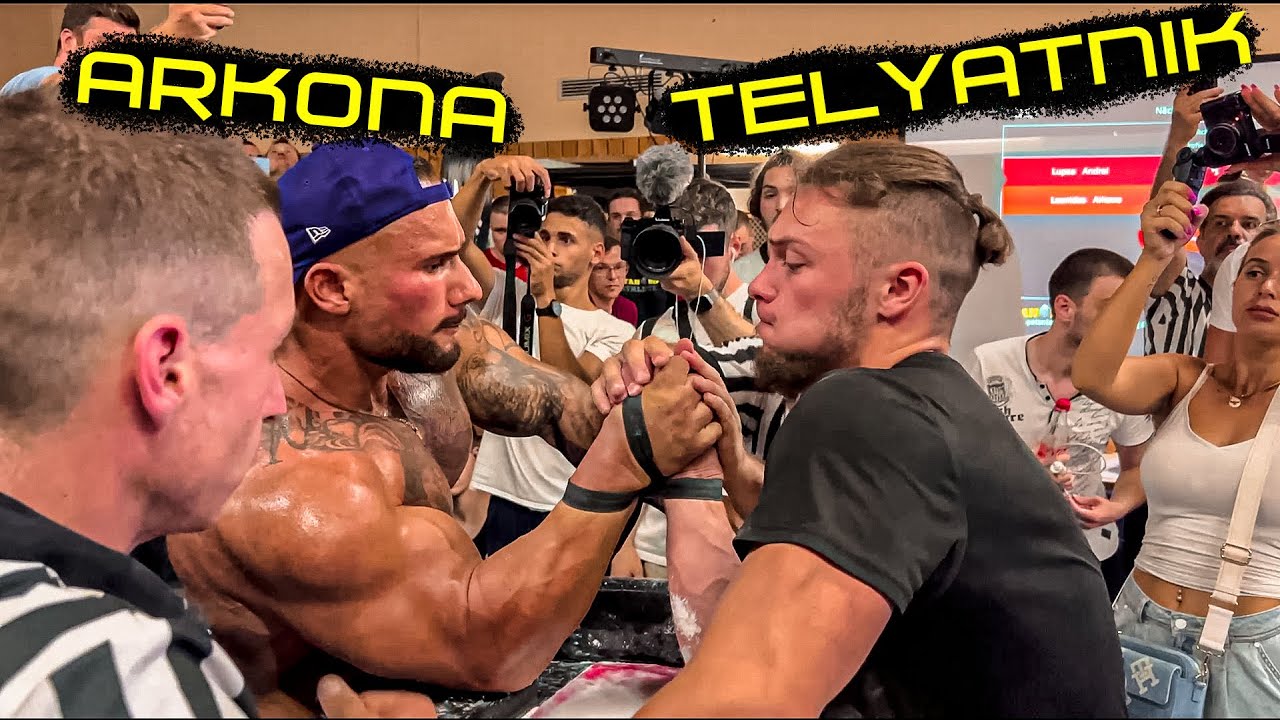 BODYBUILDER VS ARMWRESTLER - Battle Of Arms IV Leonidas Arkona Vs Oleksander Telyatnik