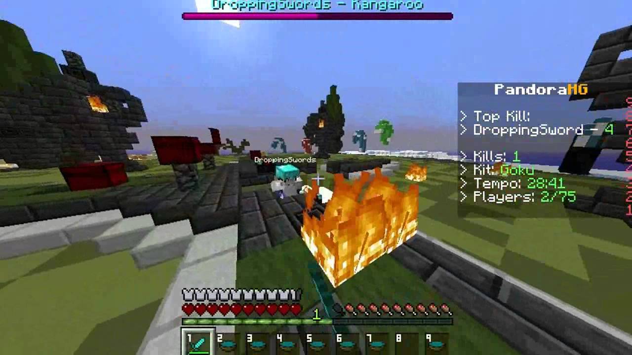 hardcore games: dupla goku kangaroo 8 kiils  ft dropping swordds