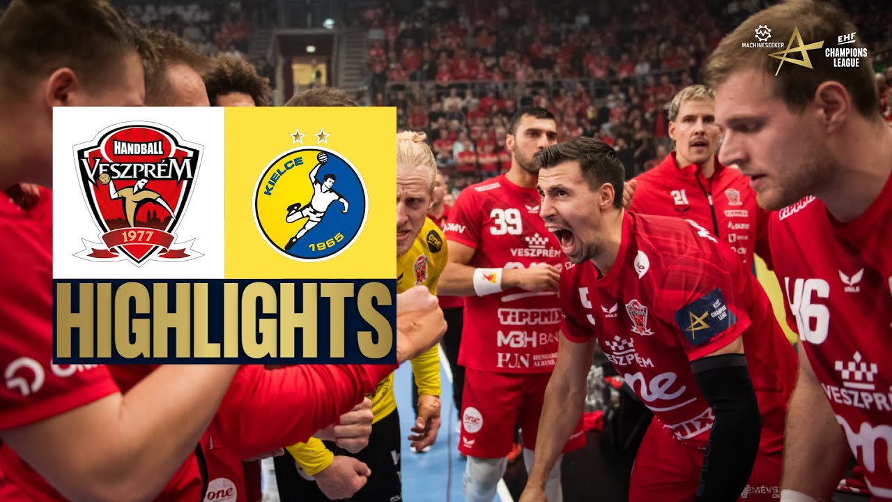 One Veszprém HC 🆚 Industria Kielce | HIGHLIGHTS | Machineseeker EHF Champions League 2025/26