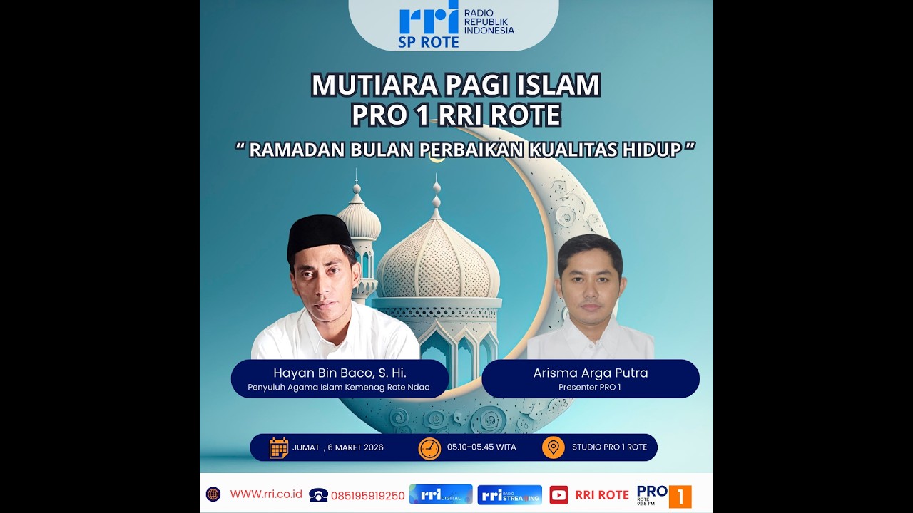 🔴 LIVE RAMADAN BULAN PERBAIKAN KUALITAS HIDUP - MUTIARA PAGI ISLAM