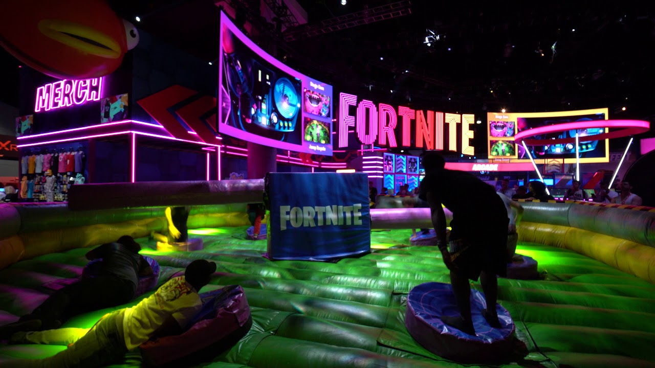 E3 2019, Los Angeles, Convention Center, 6-11-19, Fortnite Booth, Battle Royale, South Hall