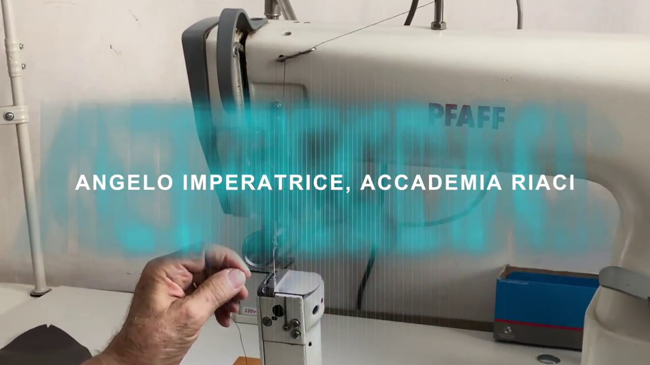 Infilare una Macchina Pfaff - Threading a Pfaff Sewing Machine with Angelo Imperatrice