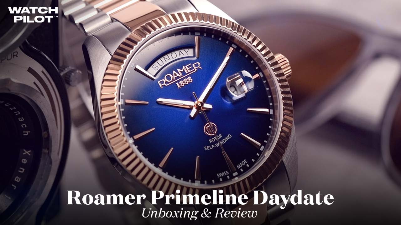 Обзор часов Roamer Primeline Daydate (981662 47 45 90) | watchpilot.com