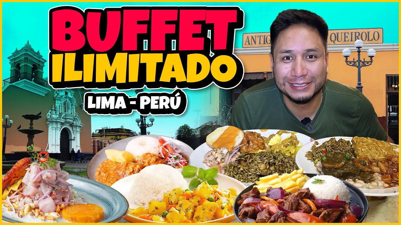 BUFFET COMIDA PERUANA CON MAS DE 100 AÑOS 😱