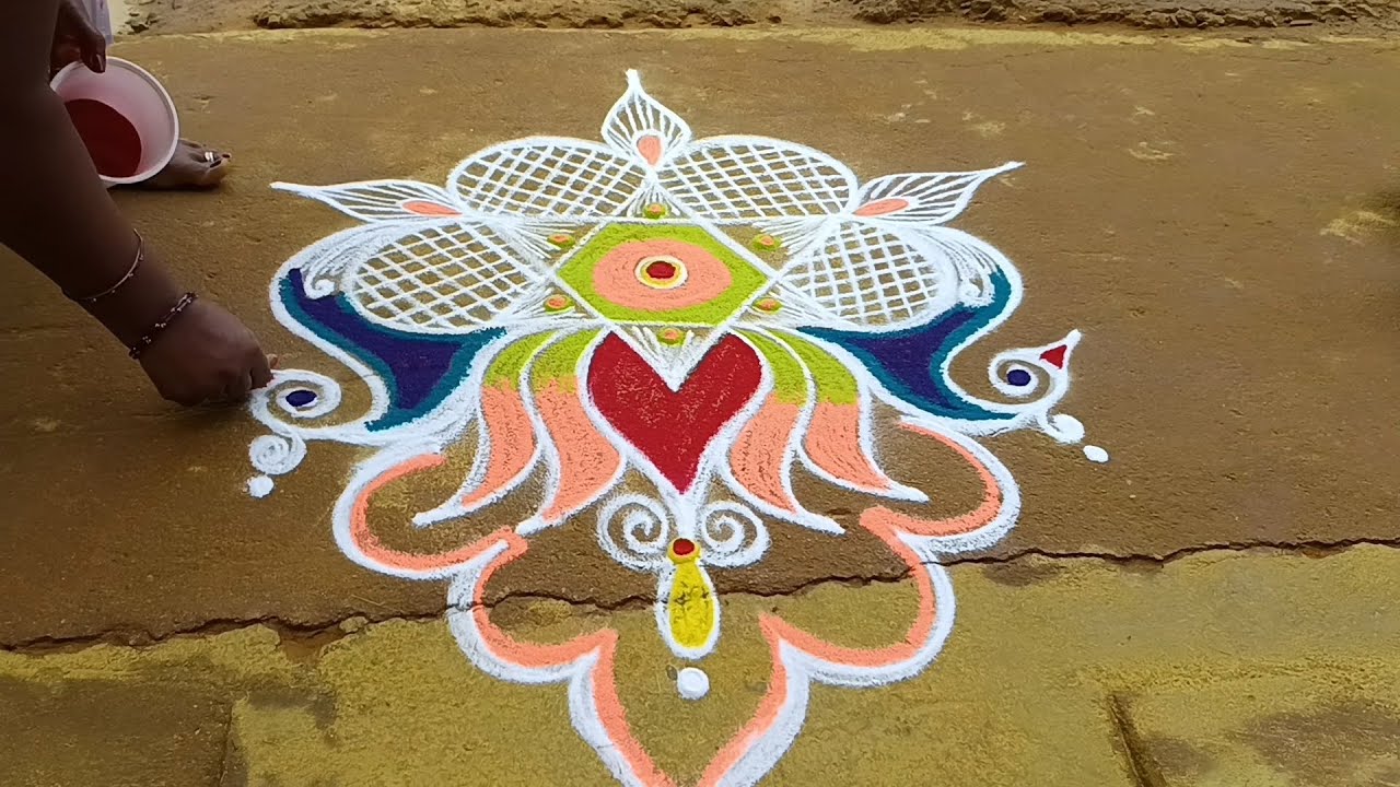 Aadi Friday Spl lotus🌷 kolam/Aadi madham 🌷kolam/Aadi velli kolangal/Muggulu/@thenmozhirangolis8602