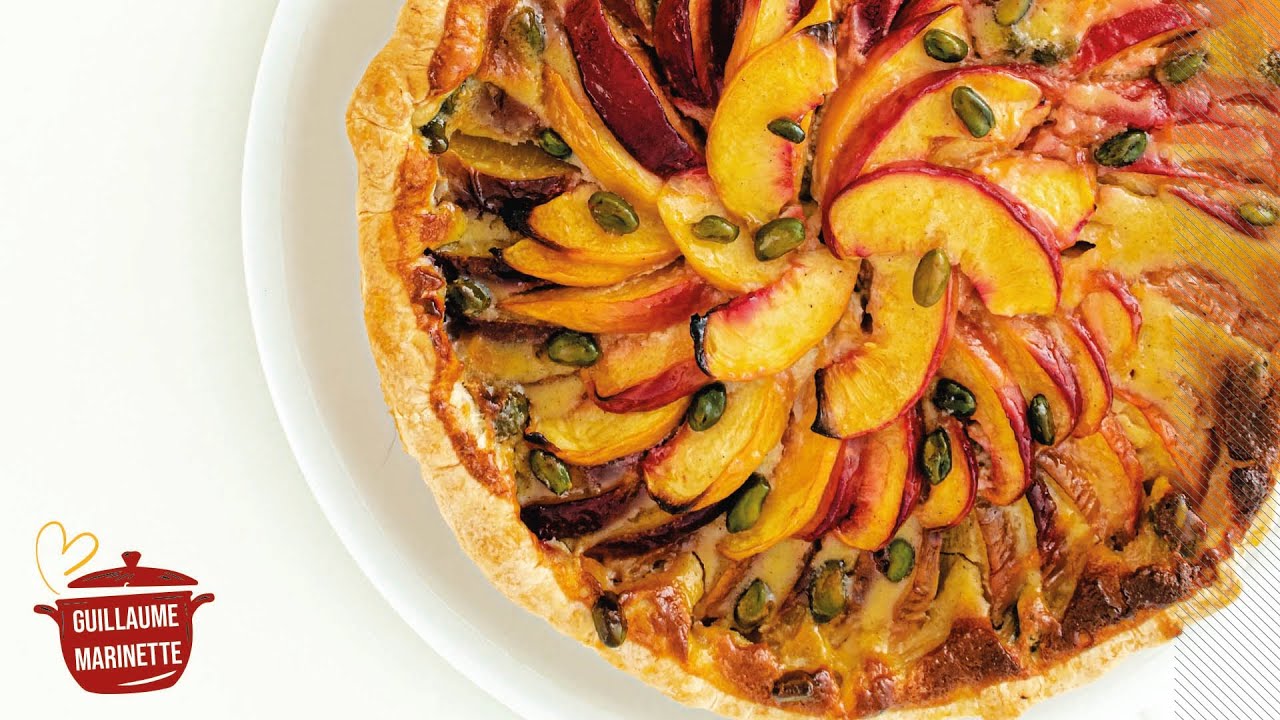 FAIRE UNE TARTE AUX PÊCHES - RECETTE FACILE ET RAPIDE