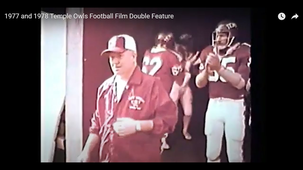 1977 and 1978 Temple Owls Football Film Double Feature