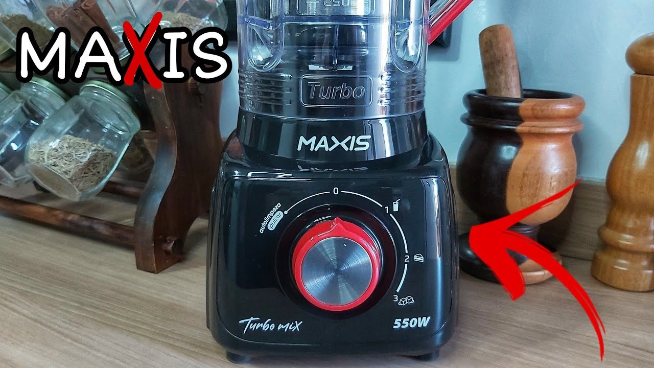 LIQUIDIFICADOR MAXIS 550W MODELO TURBO MIX FABRICADO PELA MONDIAL