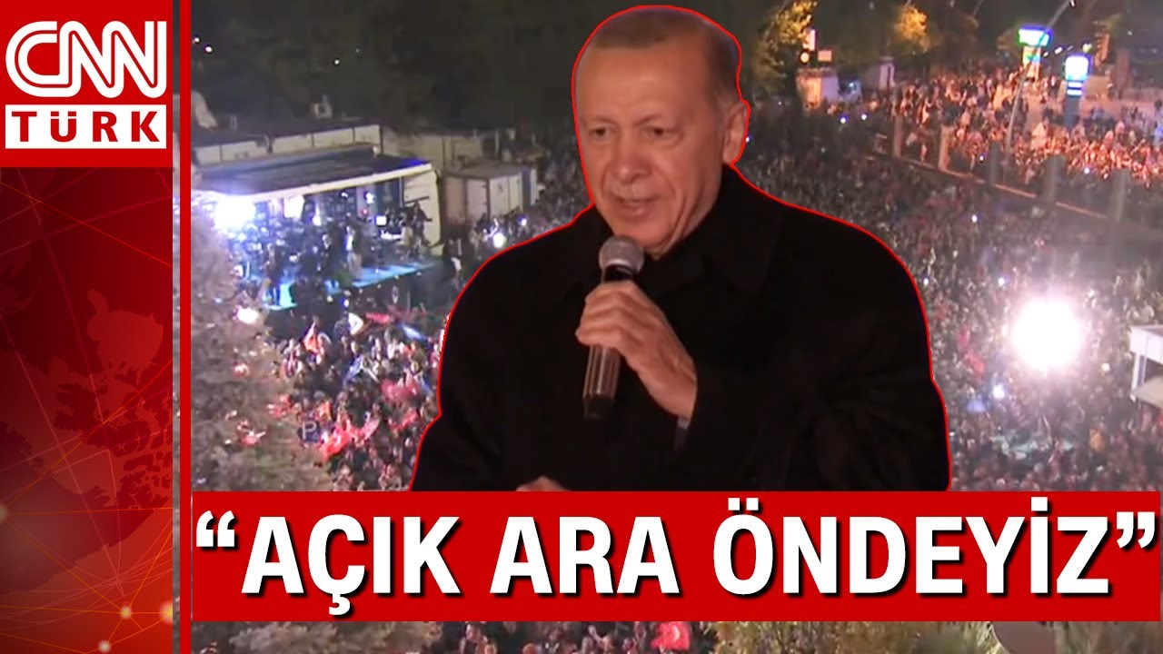 Cumhurbaşkanı Erdoğan'dan balkon konuşması: 