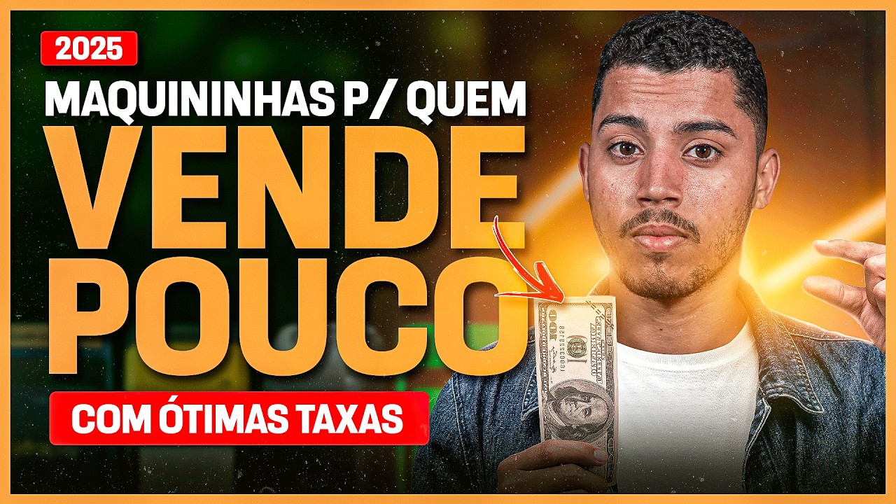 Qual a MELHOR MÁQUINA de CARTÃO para QUEM VENDE POUCO em 2025? [GUIA COMPLETO]