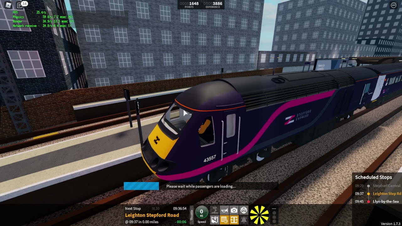DRIVING AN EXPRESS HST IN SCR ON MAX GRAPHICS!!