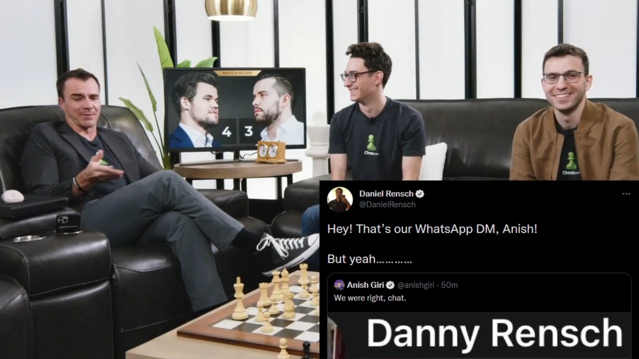 Anish Giri Leaked a DM from Danny Rensch!