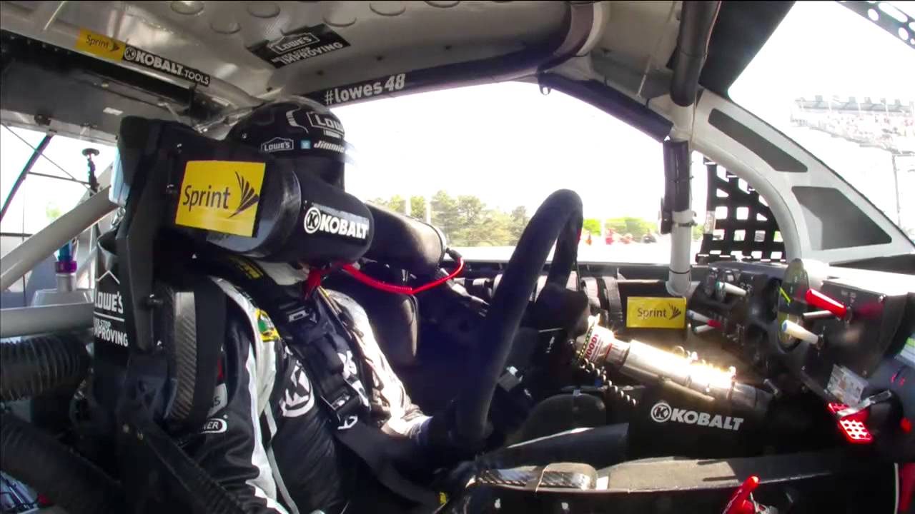 Riding shotgun with Jimmie Johnson doing donuts!