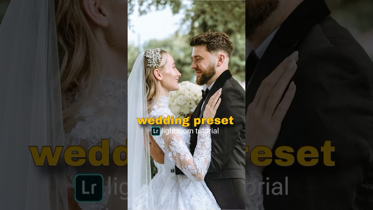 How to edit wedding photos in Lightroom tutorial,wedding Lightroom preset #youtubeshorts #lightroom