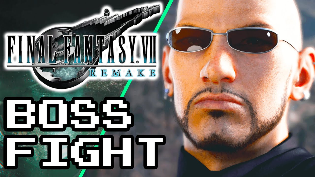 FINAL FANTASY 7 REMAKE - Rude Boss Fight  (Japanese)